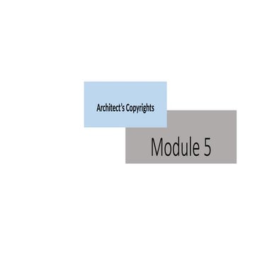 Comprehensive Guide to Architect’s Copyright and Legal Protections | PPTX