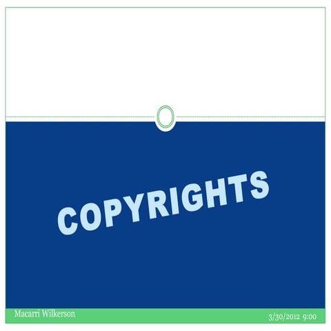 Copyrights mwilkerson-1