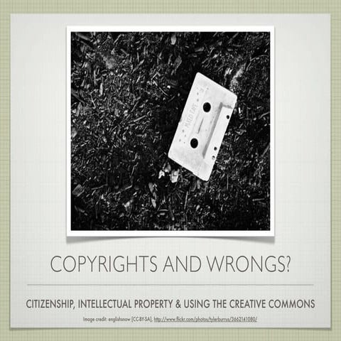 Copyrights And Wrongs Nov5 2009