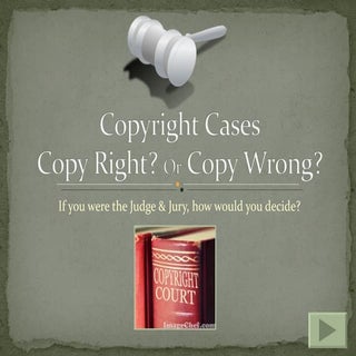 Copyright Scenario Cases