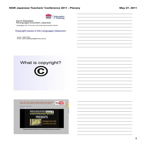 Copyright for Languages Teachers