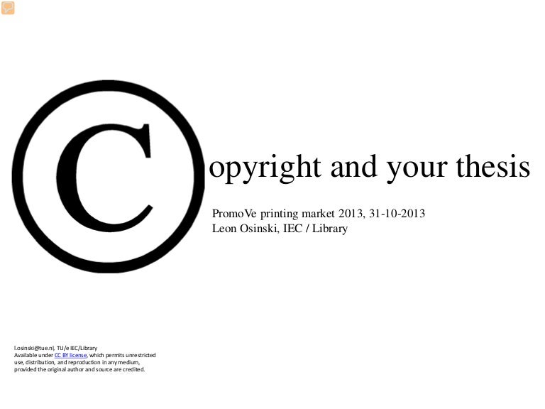Acs copyright permission dissertation
