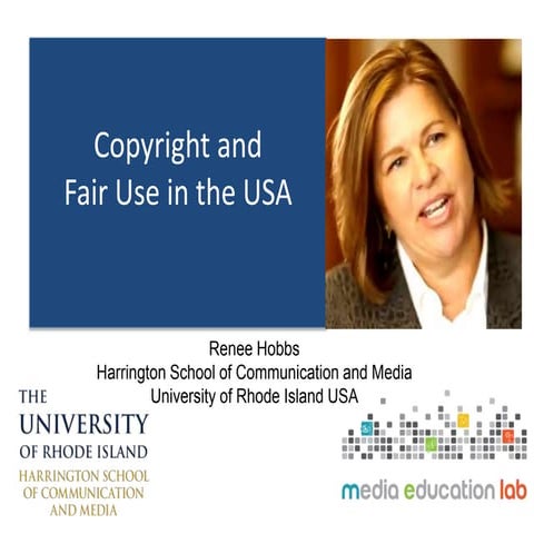 Copyright and Fair Use for Digital Learning in the USA