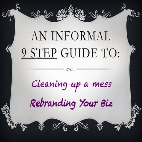 An Informal 9 Step Guide To: Rebranding Your Business