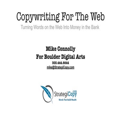 Copywriting For The Web