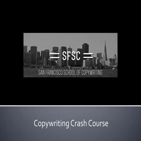 Copywriting Crash Course