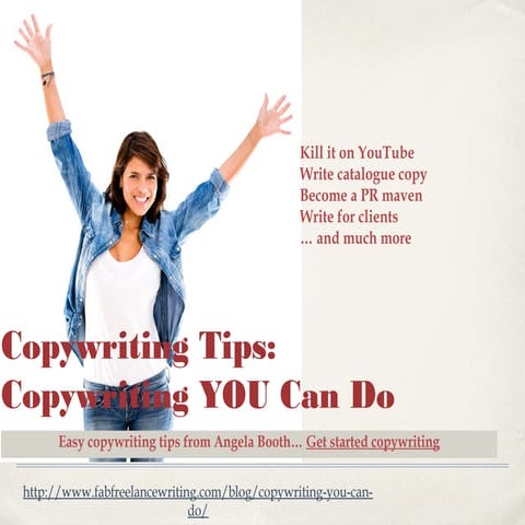 Copywriting Tips: Copywriting YOU Can Do