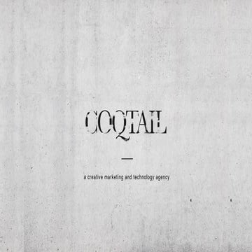 Coqtail presentatie februari