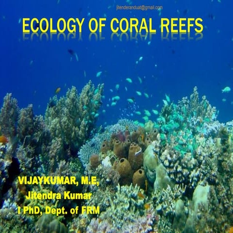 Coral ecology ppt
