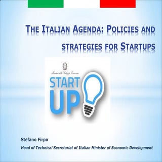 THE ITALIAN AGENDA: POLICIES AND ST...