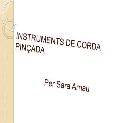 Corda pinçada