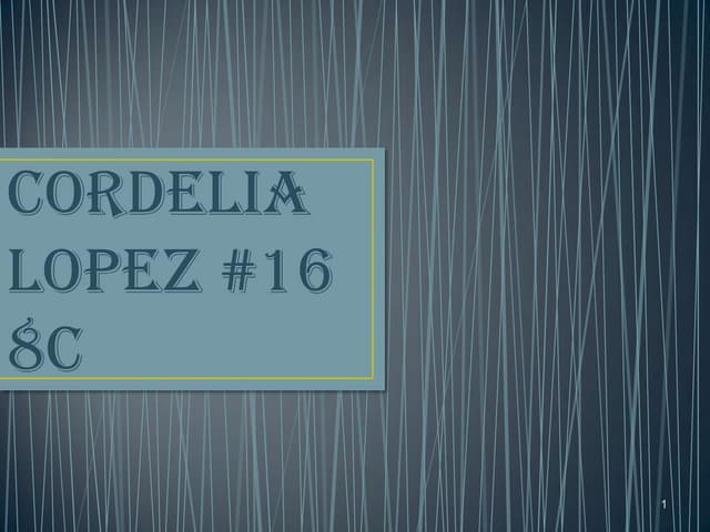 Cordelia lopez