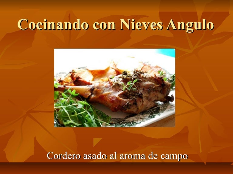 Cordero asado al aroma de campo