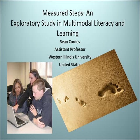 Measured  Steps: An Exploratory Study in Mulitmodal Literacy and Learning