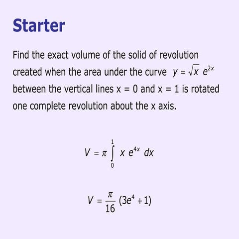 Core 4 Integration By Parts 2