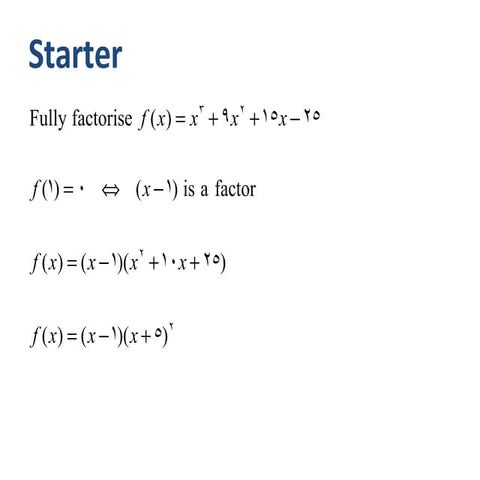 Core 4 Partial Fractions 2
