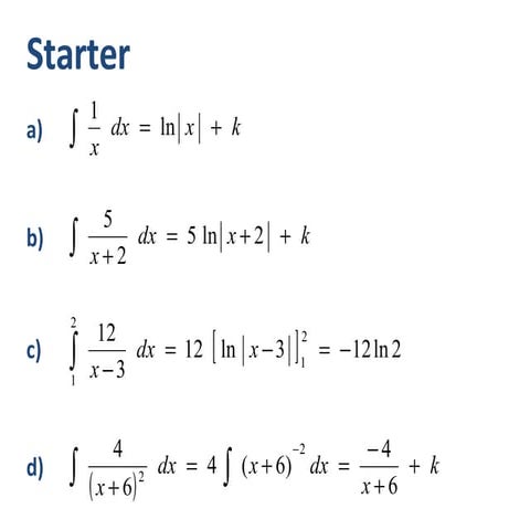 Core 4 Partial Fractions 3
