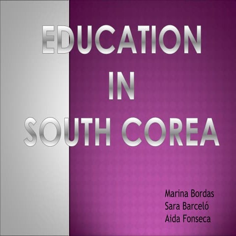 Education in South Korea