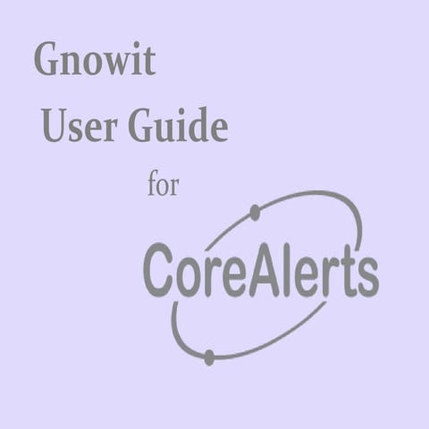 CoreAlerts User Guide