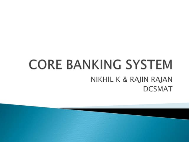 Core banking