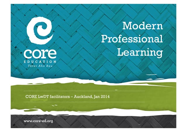 Core LwDT team PD day Jan14