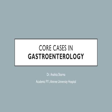 Core cases in Gastroenterology