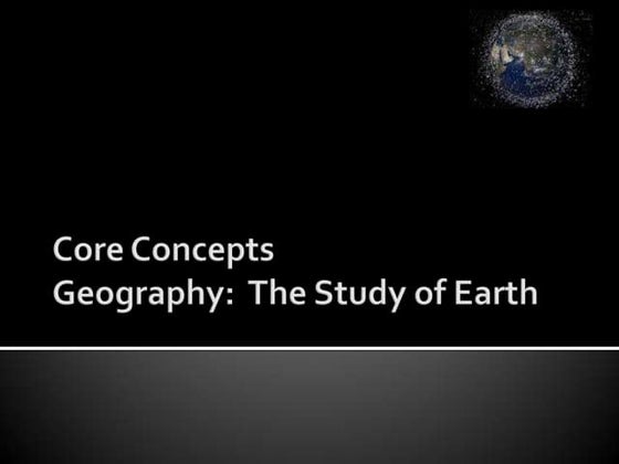 The 5 Themes of Geography | PPTX