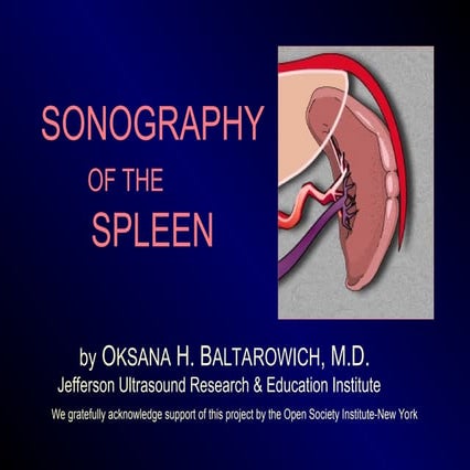CORE CURRICULUM LECTURE 15 SPLEEN SONOGRAPHY.ppt