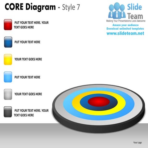 Core diagram style 7 powerpoint presentation slides ppt templates | PPT