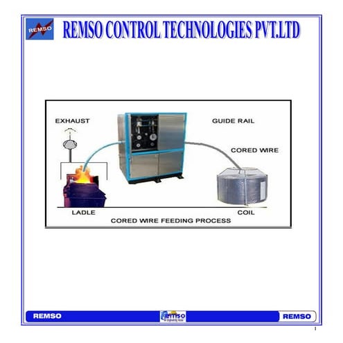 Cored wire injection system