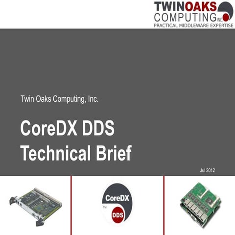 CoreDX DDS Technical Information