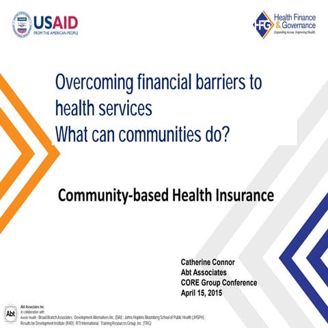 Core group 2015 cbhi connor