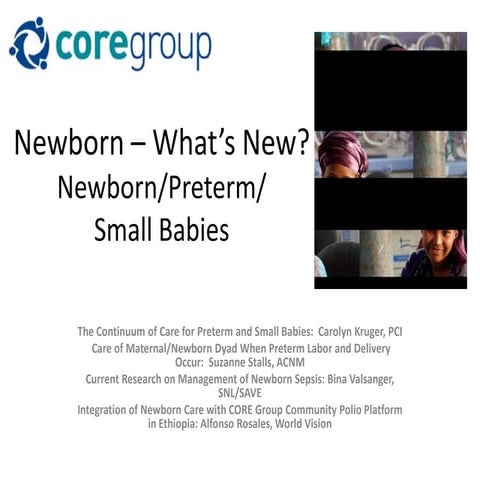 What's New? Update on Babies Born Too Small