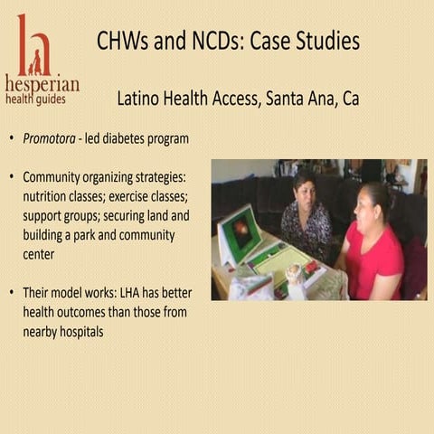 Community Health Workers – The First Line of Defense against Non-Communicable...