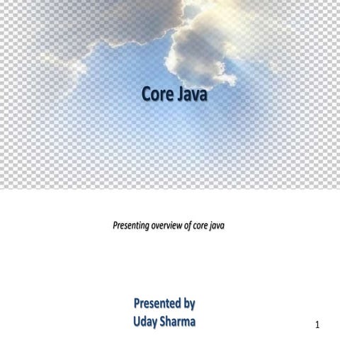 Core java | PPT