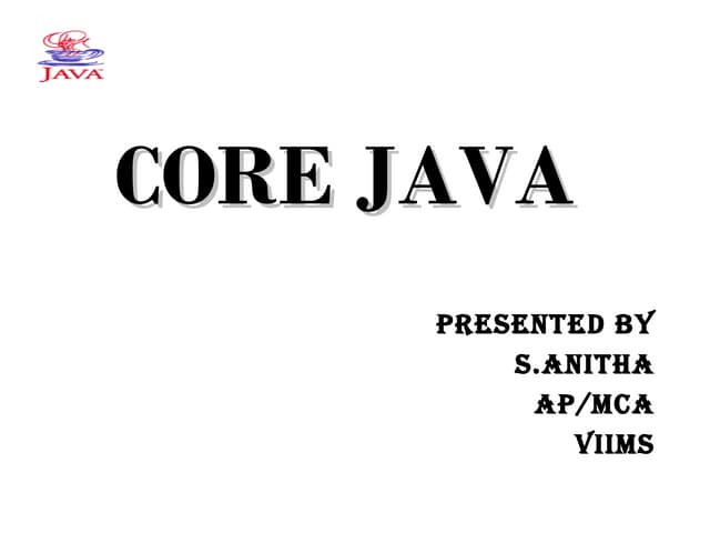 Core java