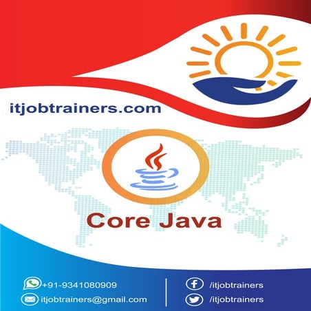 Corejava syllabus