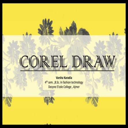 Varsha Karadia , Fashion Design Student NSQF Level -6