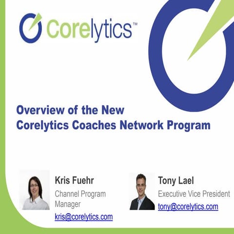 Corelytics Business Advisor Program Overview