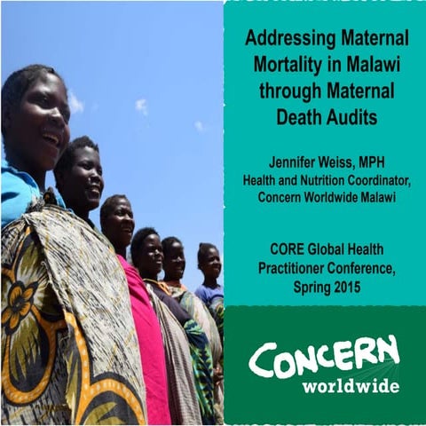 Prevention of Maternal Mortality_Weiss