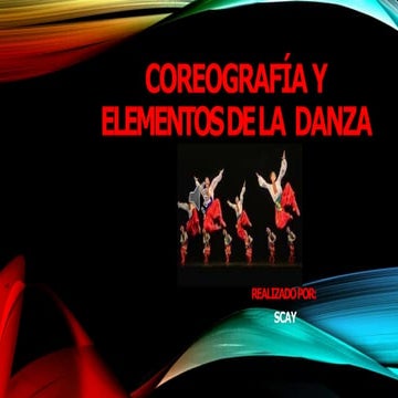danzas y coreografía