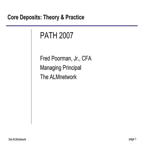 Core path 2007 poorman