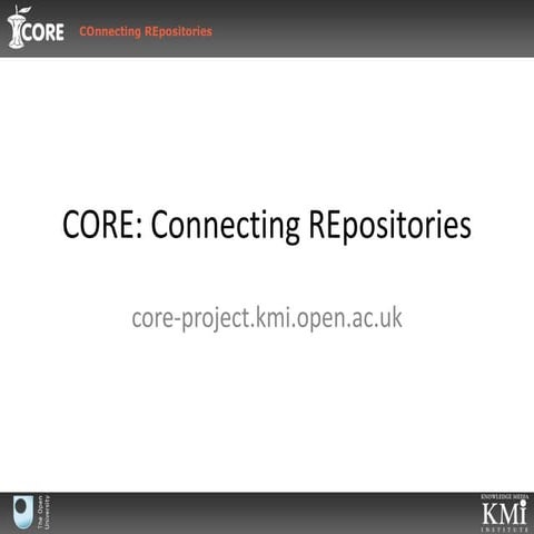 Core presentation