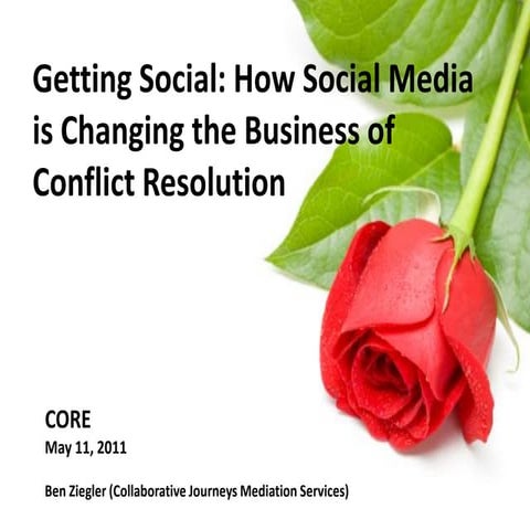 CORE presentation - May 11 2011