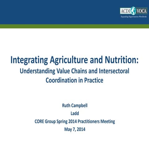 Integrating Agriculture and Nutrition_Ladd and Ruth Campbell_5.7.14