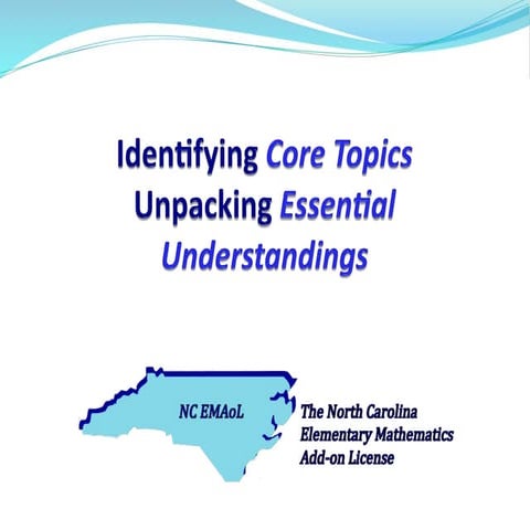 Core topics essential_understandings