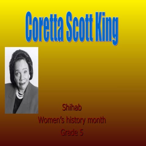 Coretta Scott King Shihab