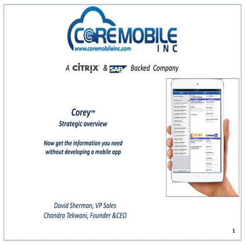 Corey postcard overview