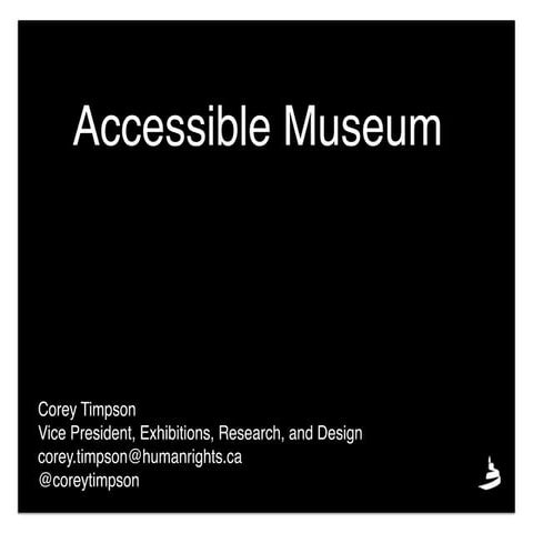 Corey Timpson - The Inclusive Museum