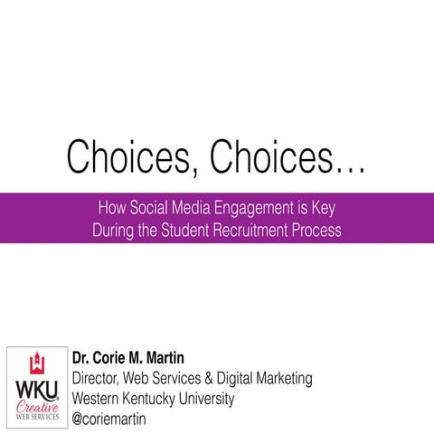 Prospective Student Engagement 2020 - CASE | PPTX